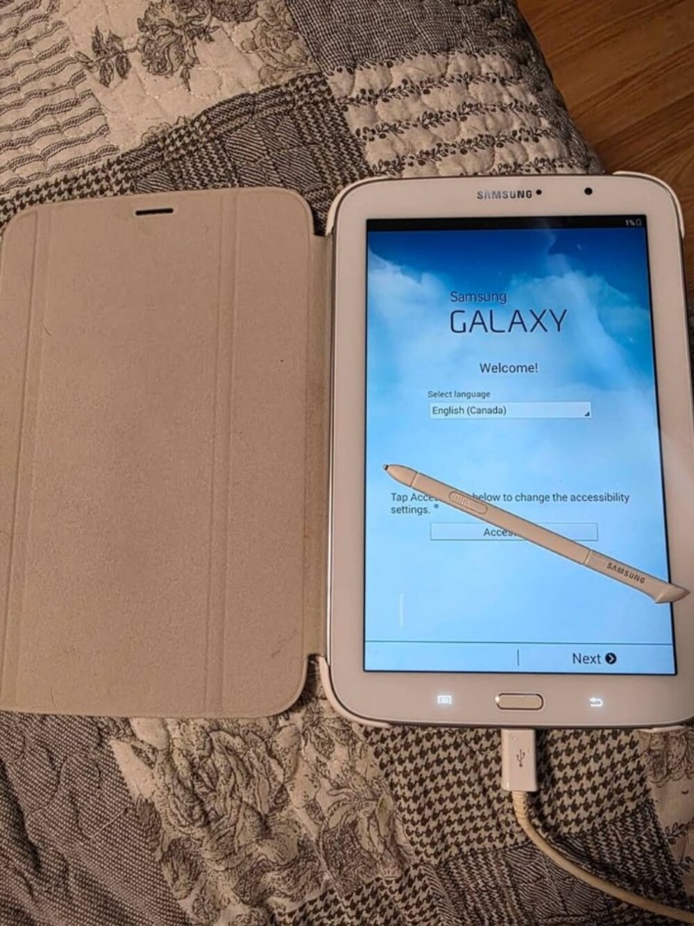 ​Vintage Samsung Galaxy Note 8.0 GT-N5110 16GB 8" Tablet with S-Pen & Case